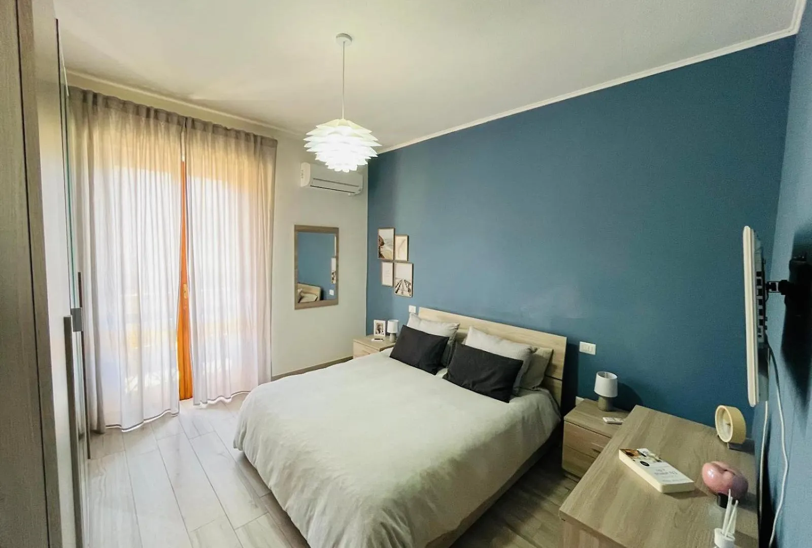 Modern Blue Apartment Quartu Sant'Elena Italy